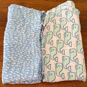 Vineyard Vines for Target Soft Muslin Swaddle (set of 2)